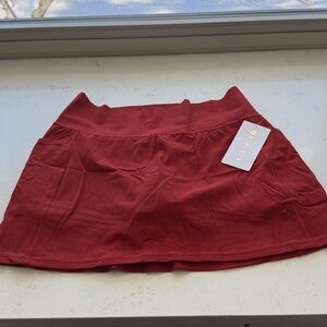 Athleta Skort with Stash Pocket color Terracotta